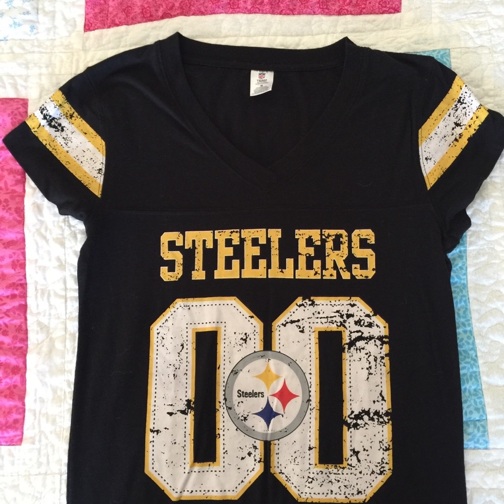 Womens T-shirt Pittsburgh Steelers NFL team wear M